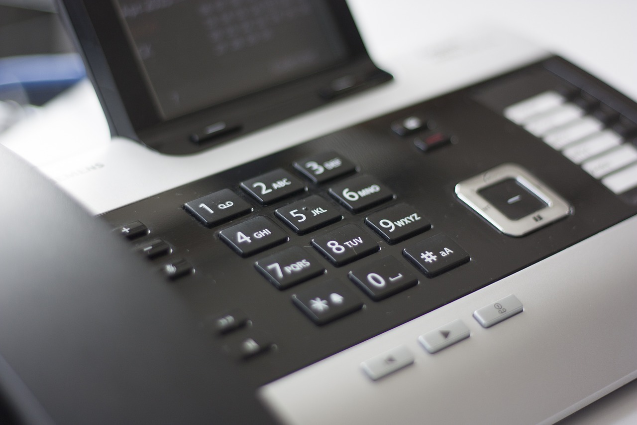 A VoIP phone.