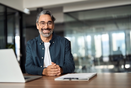 Professional leader exploring modern business phone system Canada solutions as Canadian telecom companies evolve in 2025.