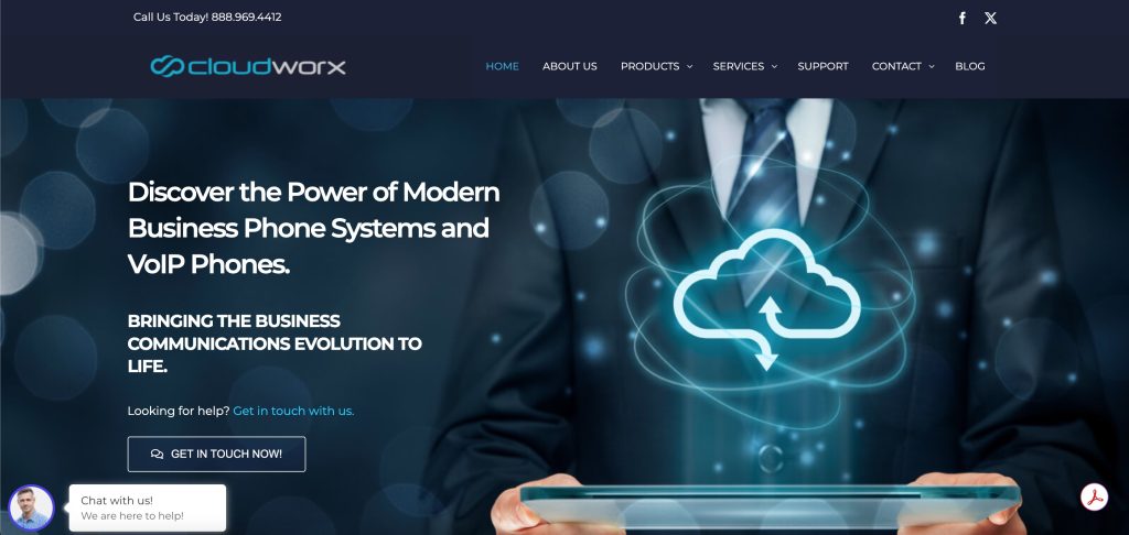 Cloudworx Mississauga business telecommunications provider offering VoIP phones and cloud phone system services