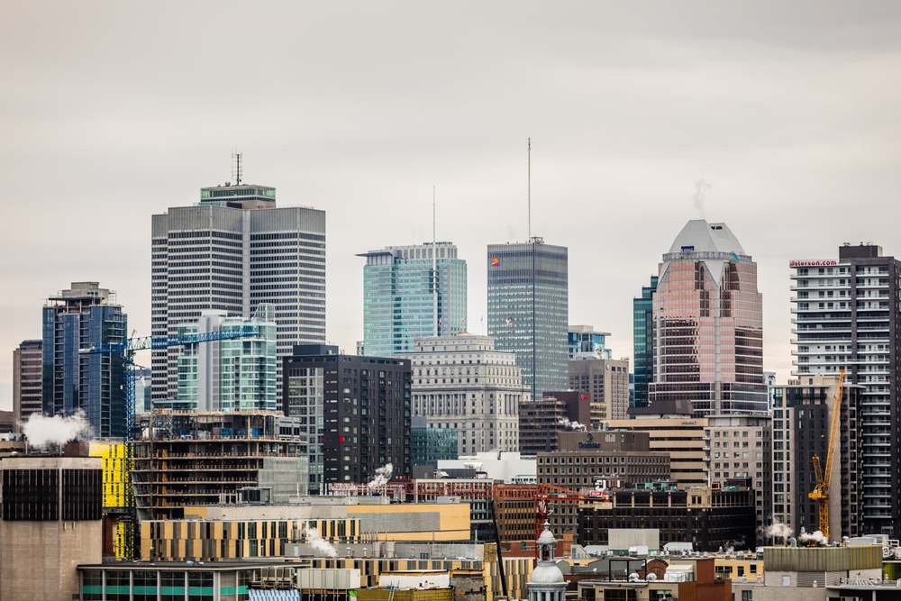 Downtown Montreal skyline where businesses adopt SE Telecom Montreal VoIP solutions for scalable cloud phone systems across Quebec
